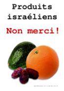 Produits israéliens - Non merci!