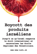 Affiche oranges sanguines - BDS Suisse