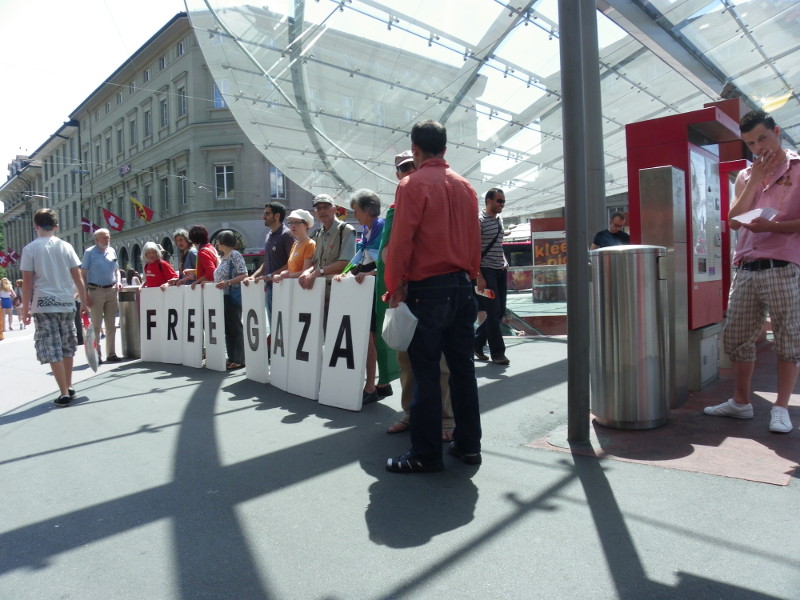 Action Gaza, Berne - BDS Schweiz - BDS Suisse